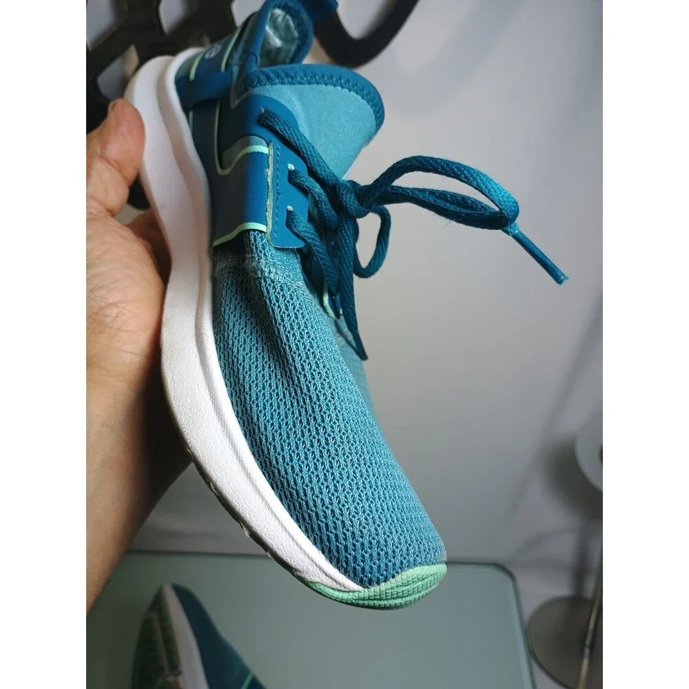 New Balance Nergize Sport Women's Mesh Lace-Up Low Top Sneakers Blue Green